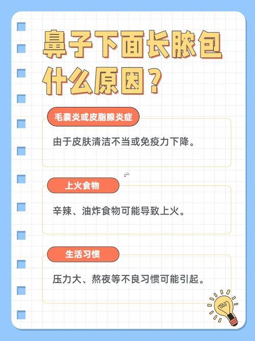 鼻子下面
