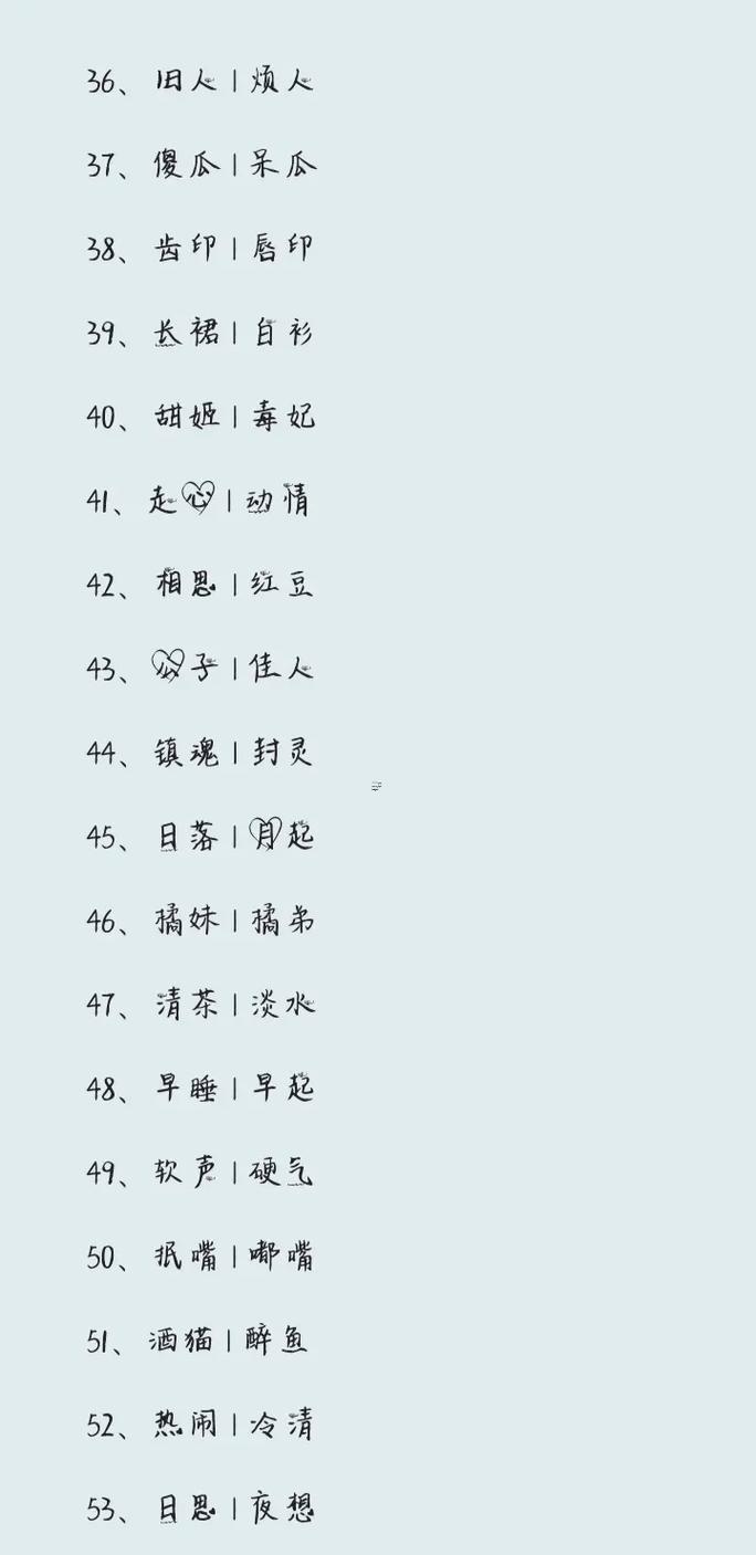 勁舞情侶名字大全