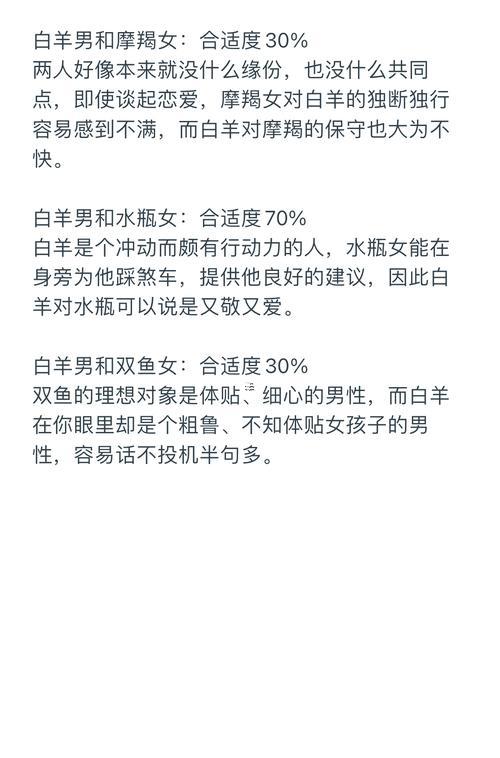 白羊座男生與什么座最配