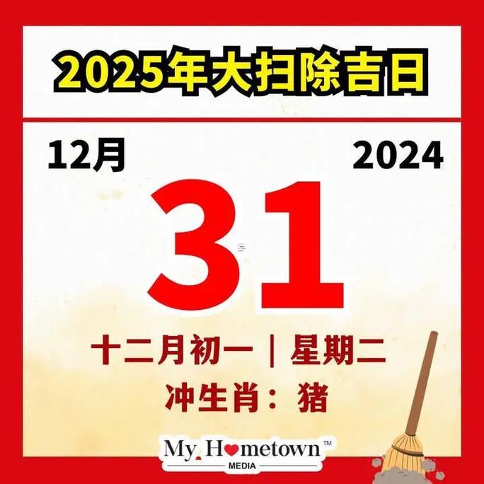 2025年12月最佳大掃除吉日