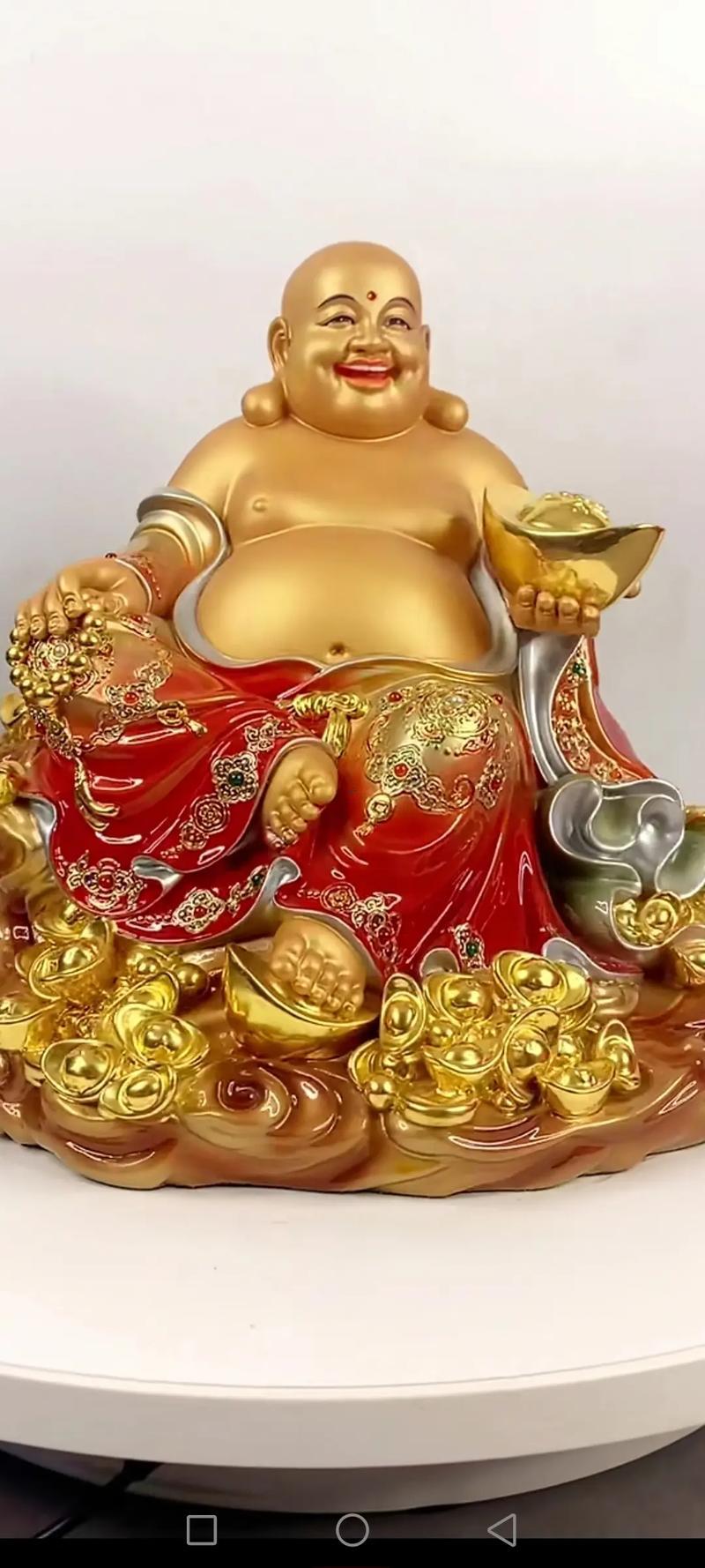 開光的彌勒佛送人