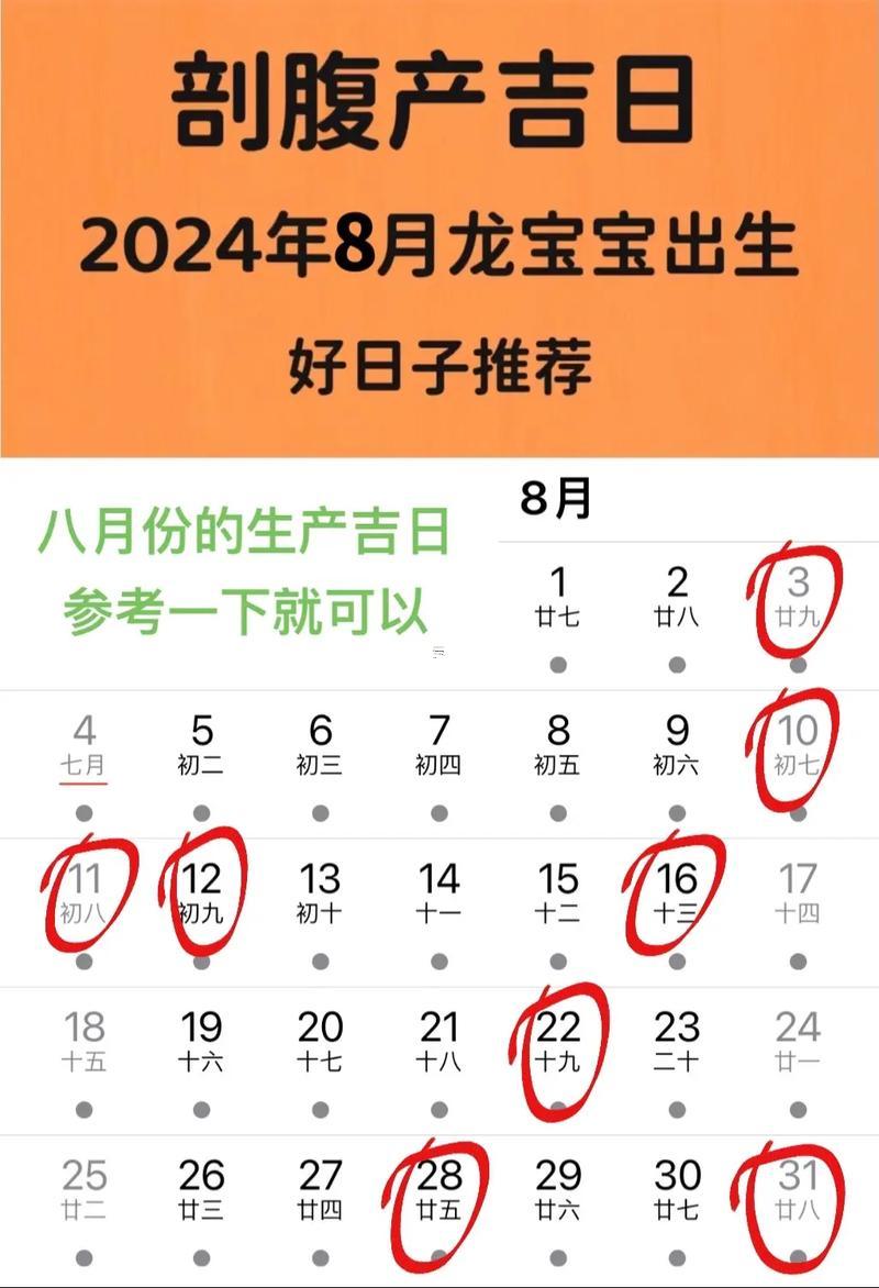 2025年9月剖腹產(chǎn)吉日一覽表