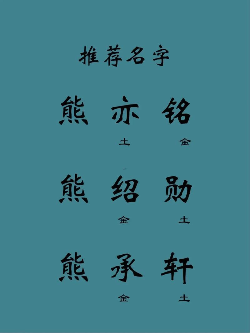 熊的名字