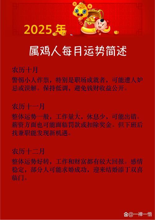2025年屬雞的人的全年運(yùn)勢(shì)