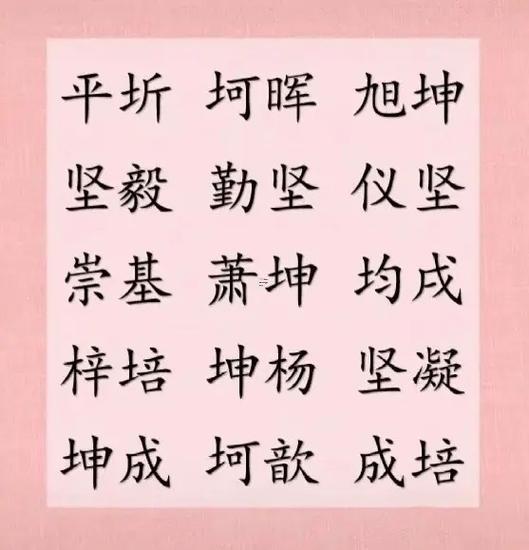 帶土字旁的男孩名字