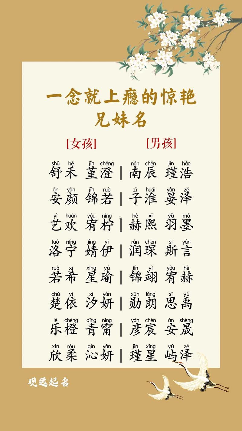 新生兒起名字男孩