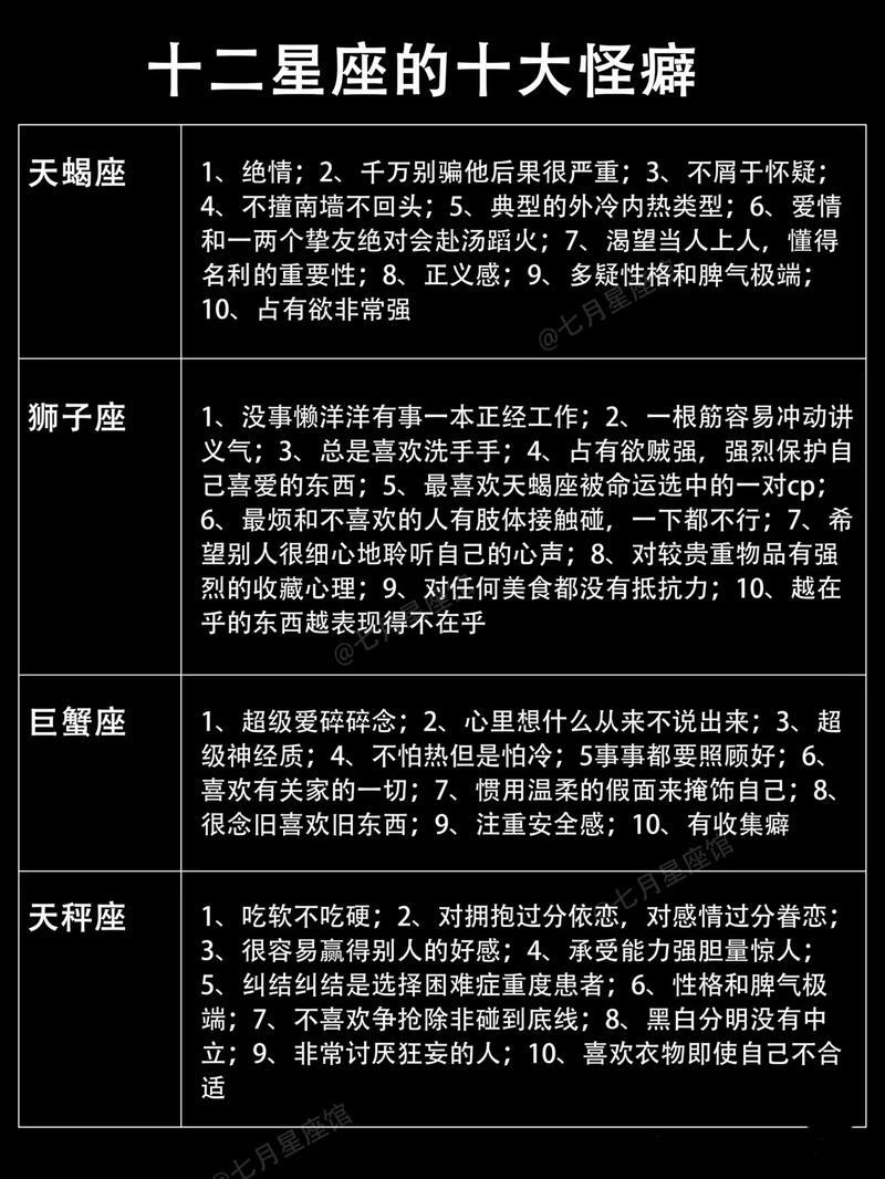 何事星座的克星是處女座
