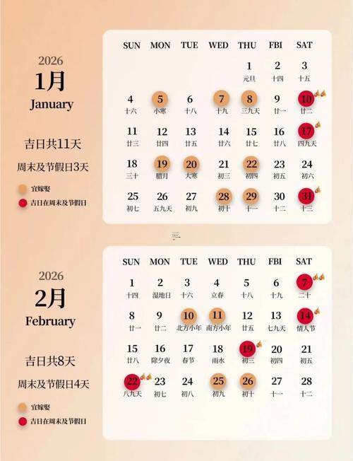 2026年7月份納畜吉日