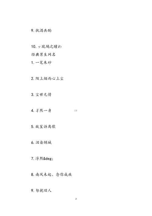 男生傷感網(wǎng)名