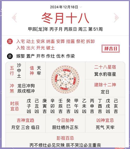 20026年12月黃道吉日