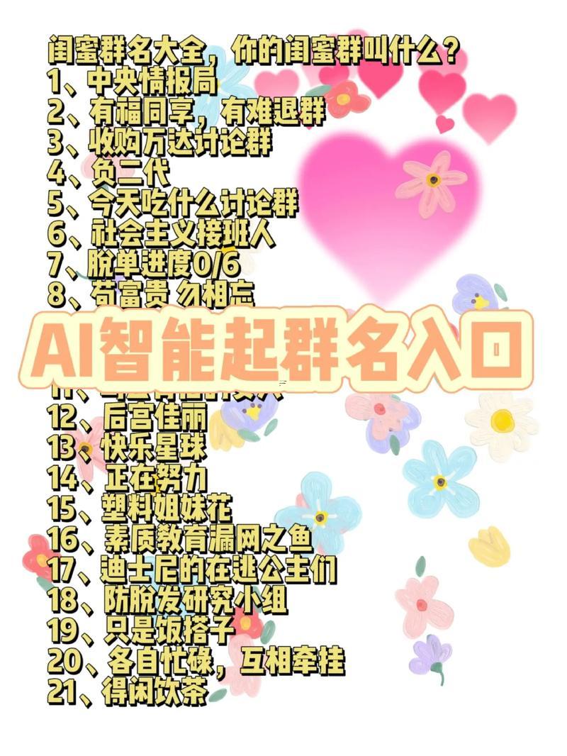 好聽好看的群名