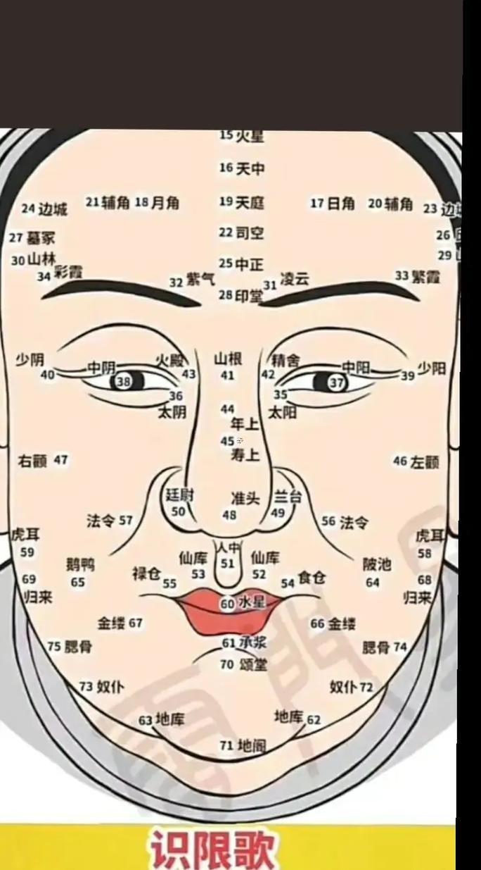 面相百歲流年