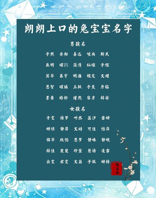 兔寶寶取名
