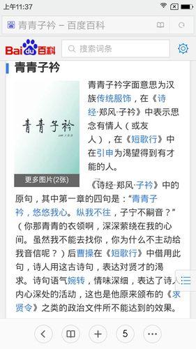 取名子衿的寓意