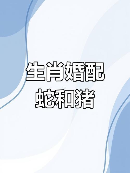 屬蛇的男生跟屬豬的女生合不合