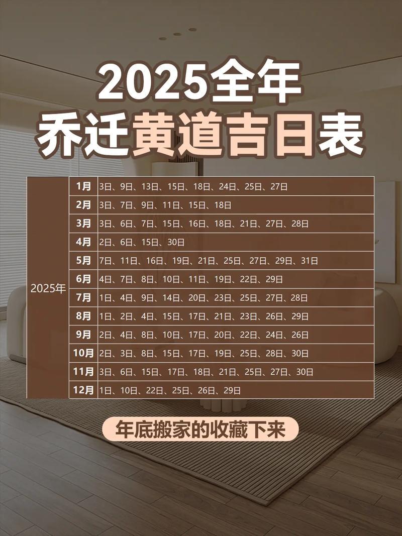2025年10月好日子查詢