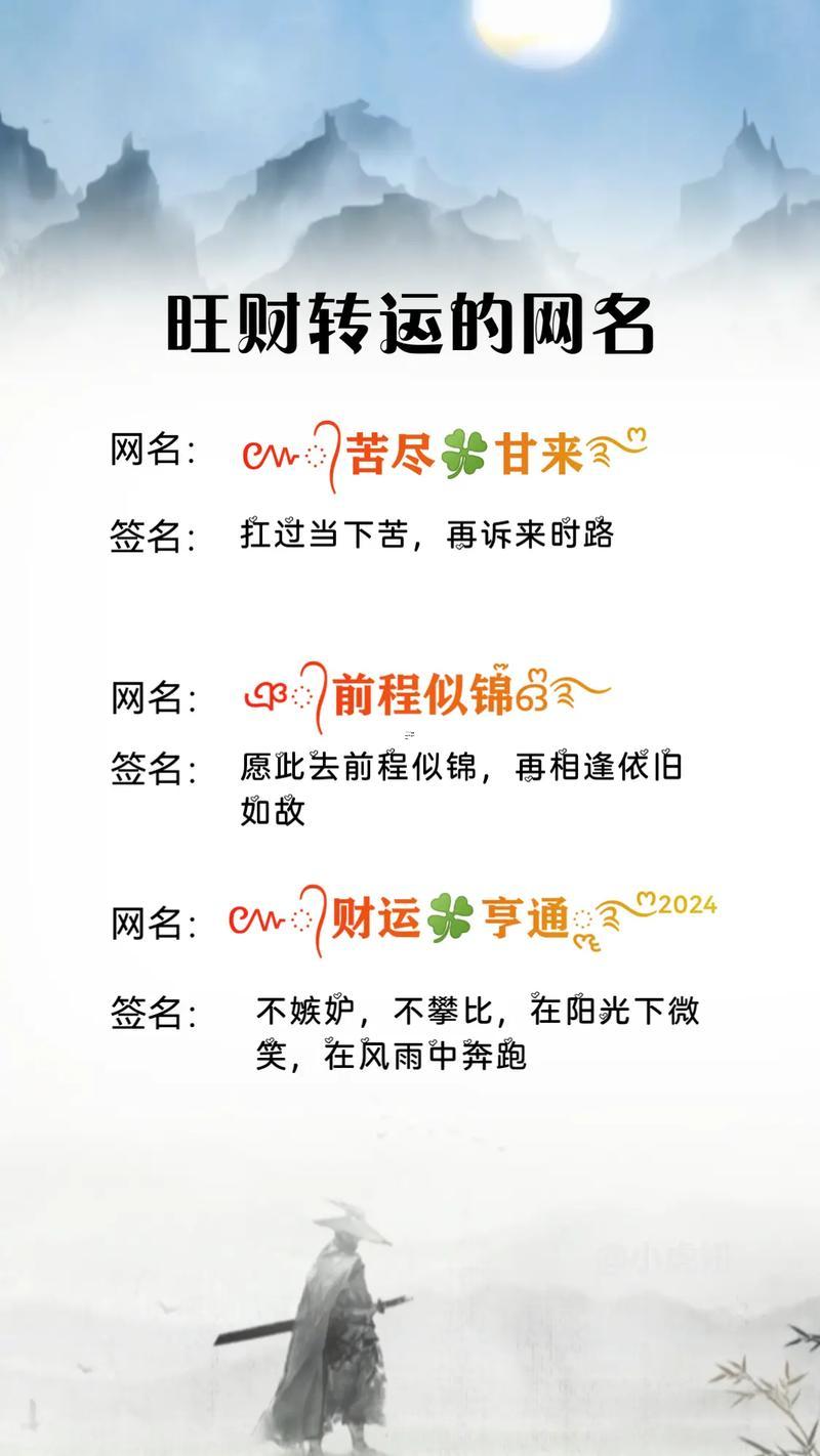 旺自己的網(wǎng)名女
