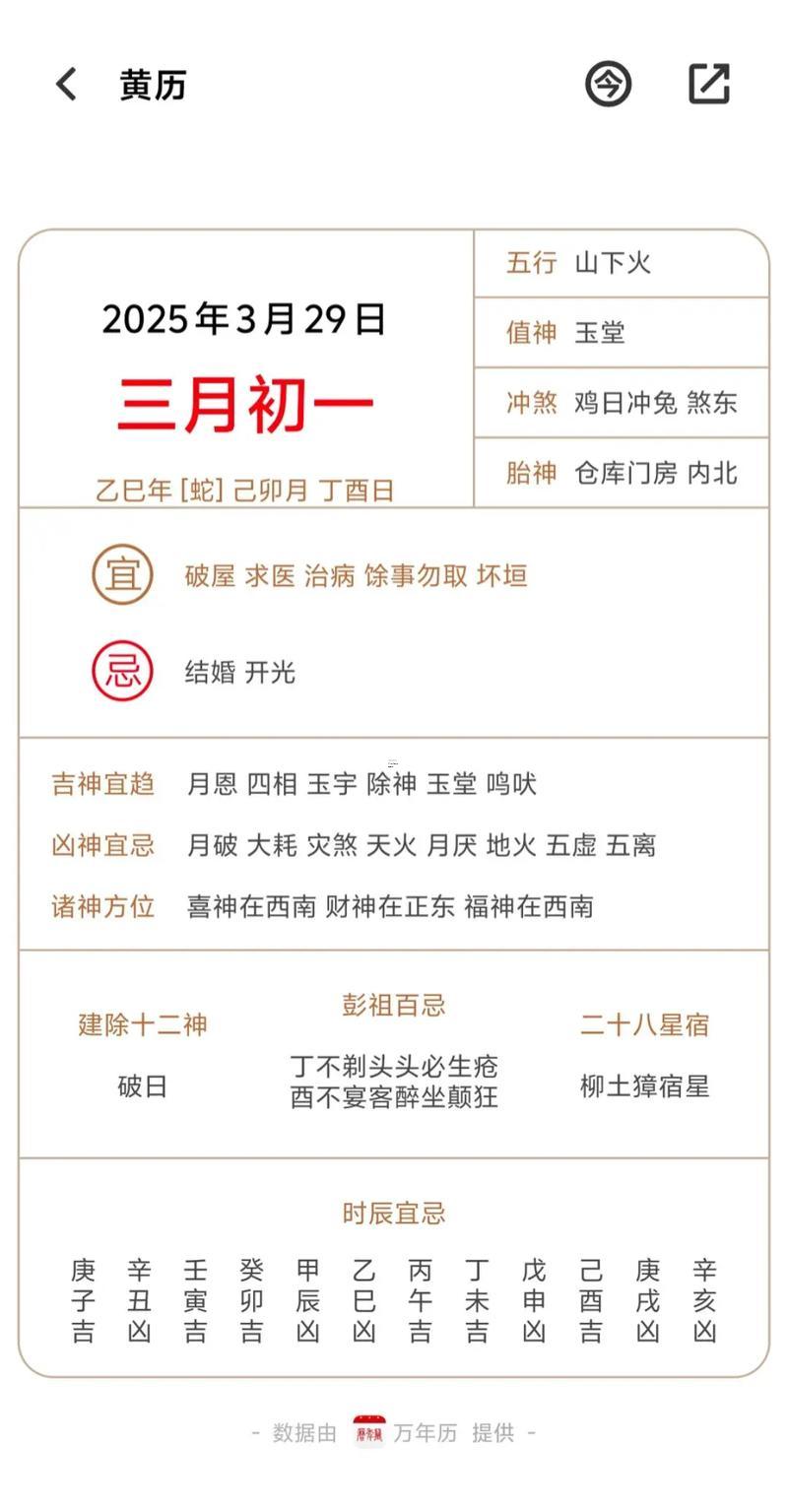 2025年8月萬年歷