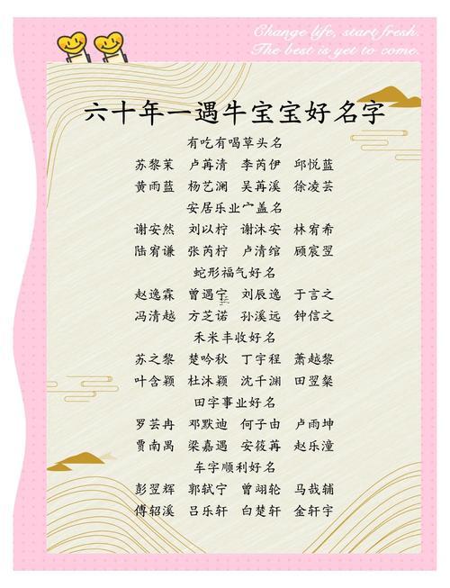 姓蔣屬牛男寶起啥名字好