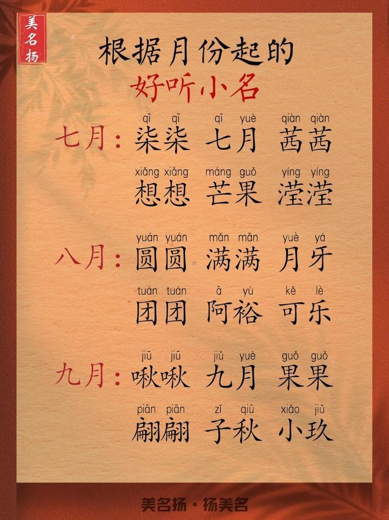 小名大全男孩