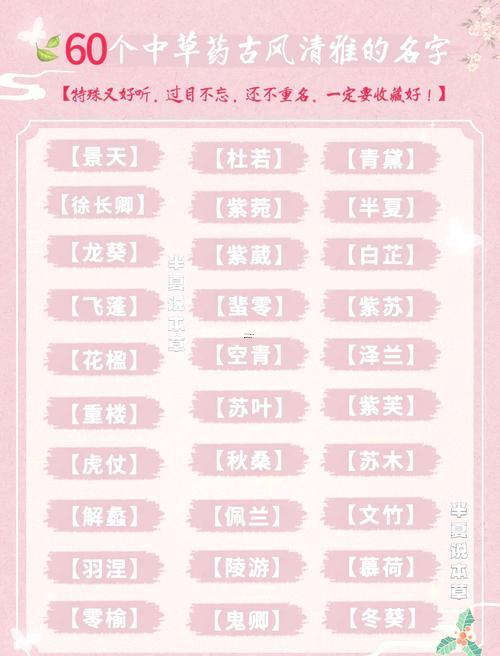 中藥起名