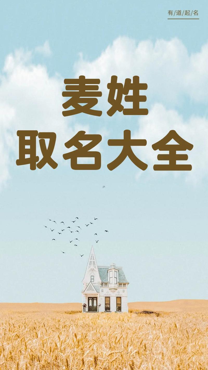 帶麥字洋氣名字