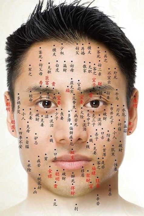 胸前有痣