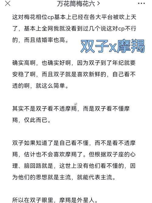 雙子座還有摩羯座的婚姻