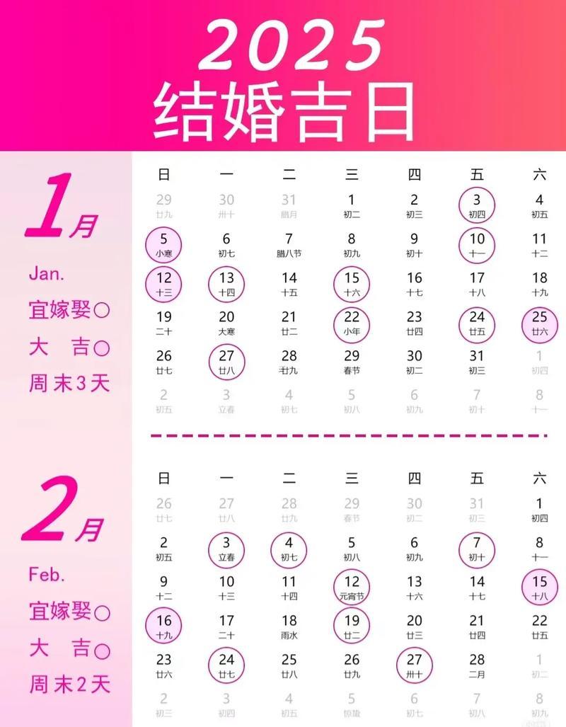 2025年9月訂婚吉日推薦