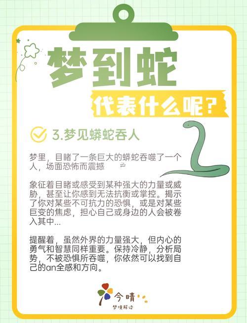 男人夢(mèng)見打死大蟒蛇是何事意思