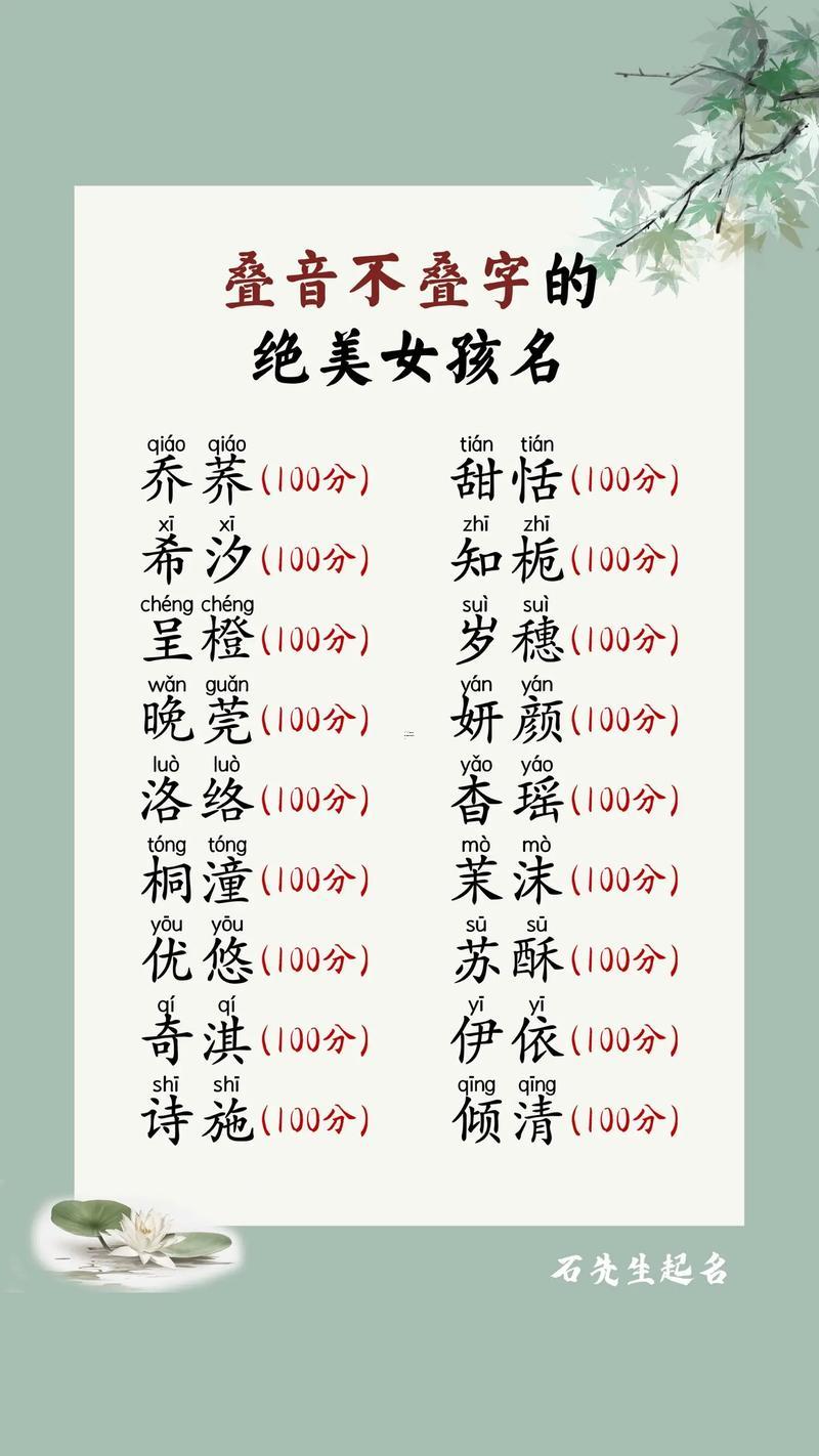 免費取名字大全免費