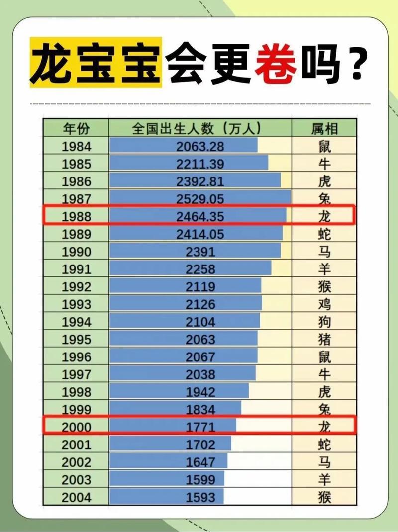 龍年年份