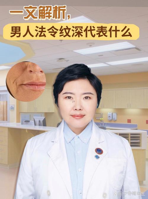 法令紋有痣的男人
