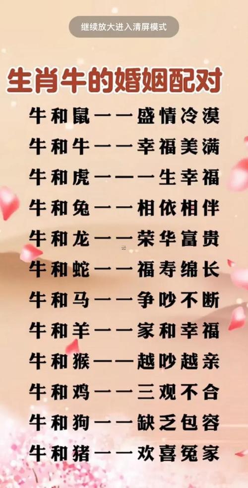 屬牛的同屬啥的最合適