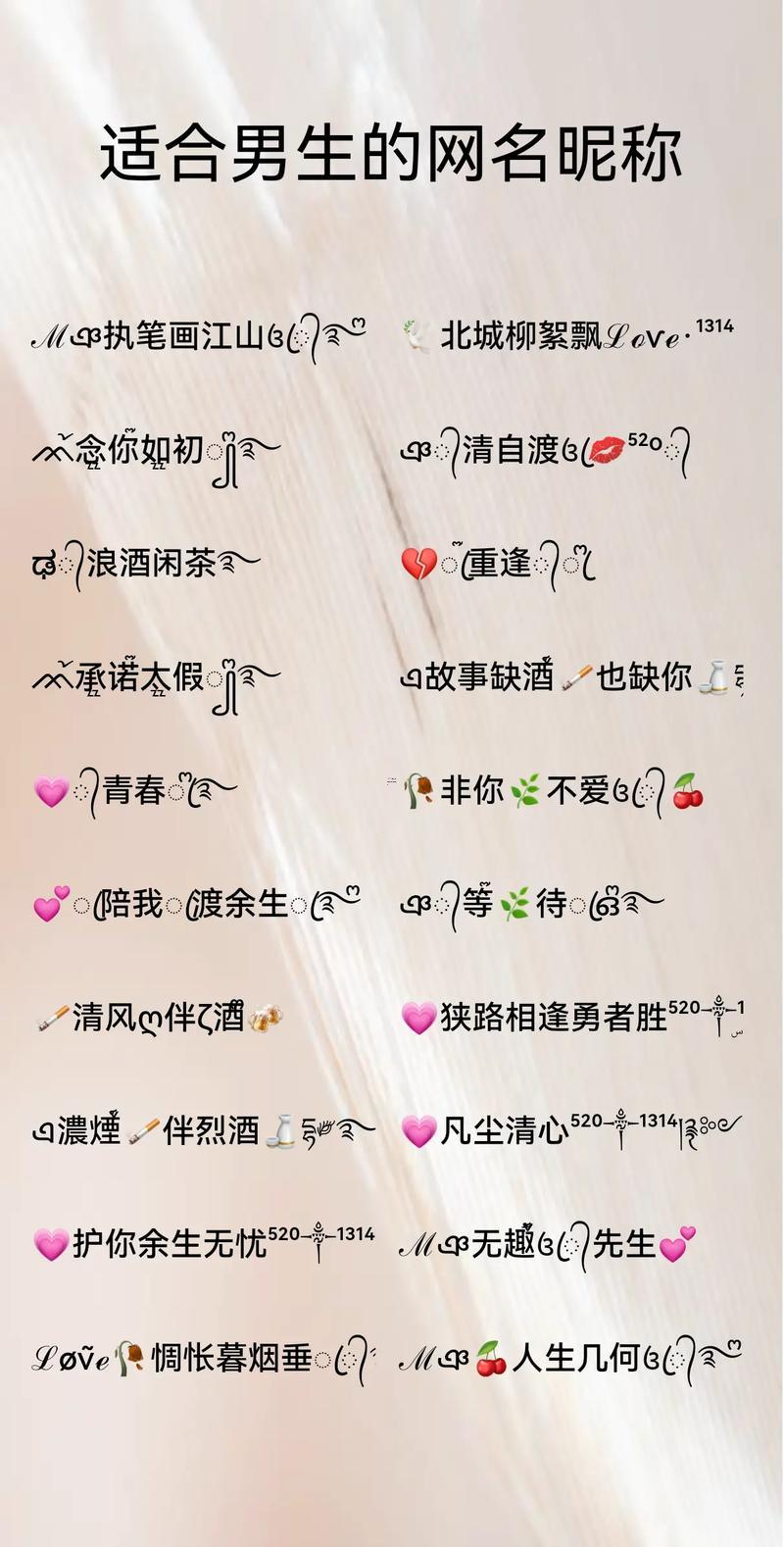 暗含深意的網(wǎng)名