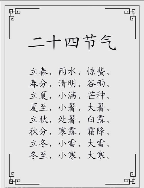 節(jié)氣查詢