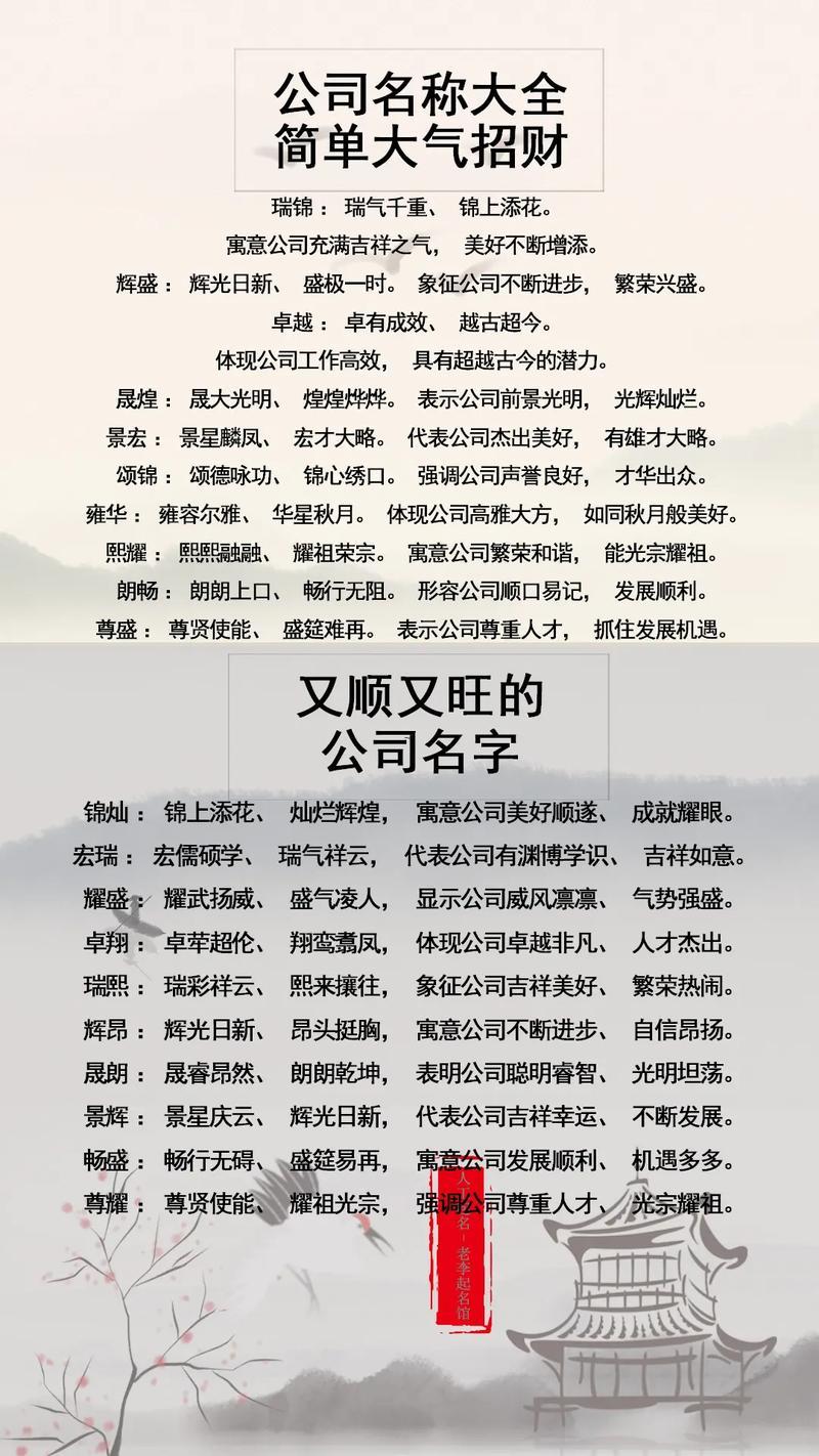 三字公司名