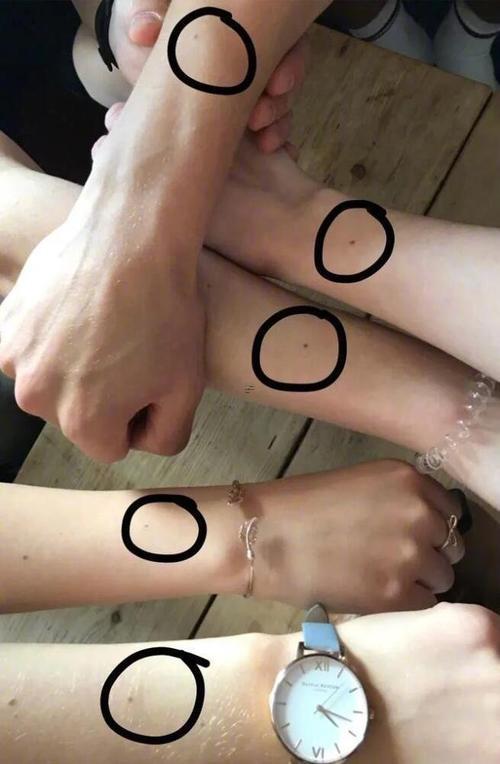 手腕有痣的女人