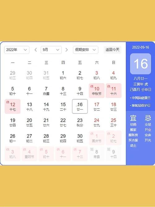 9月開工裝修吉日2026