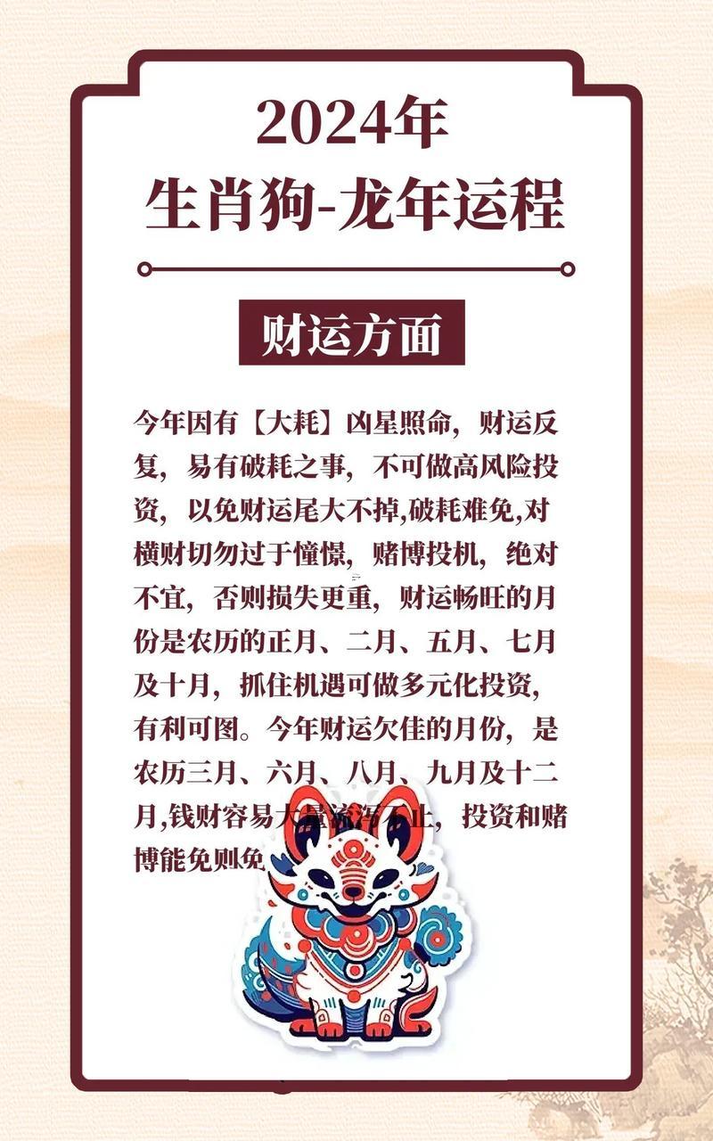 屬狗明日運程