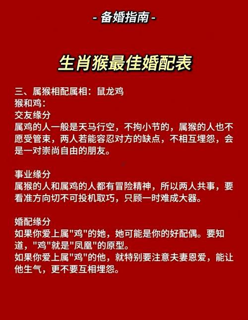 屬猴最般配的屬相