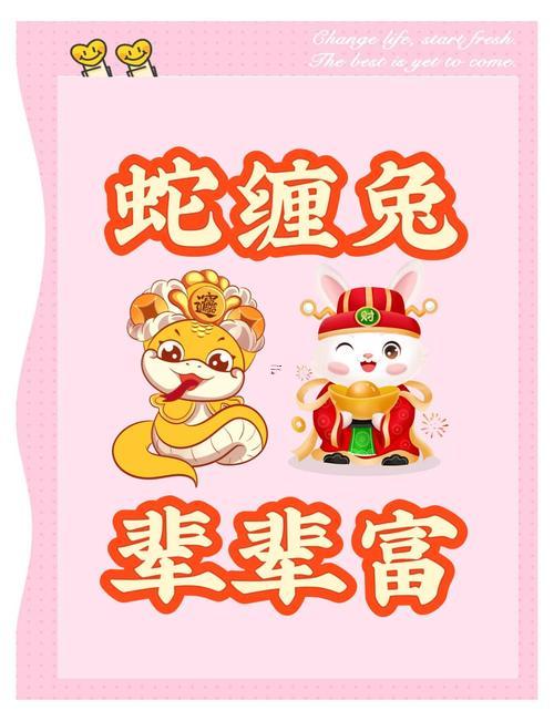 屬蛇同屬兔的