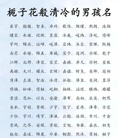 小孩小名