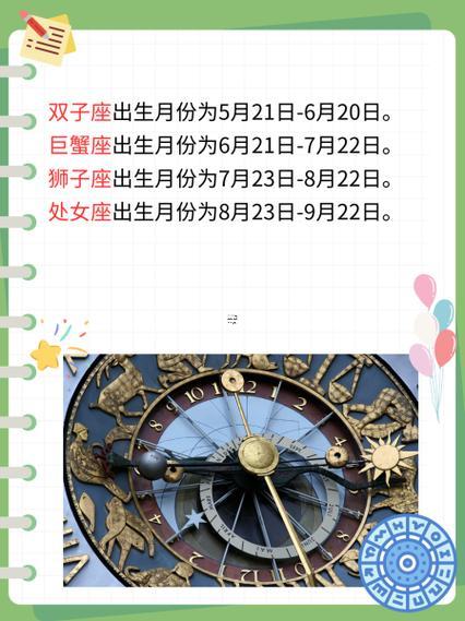 雙子座是幾月幾日到幾月幾