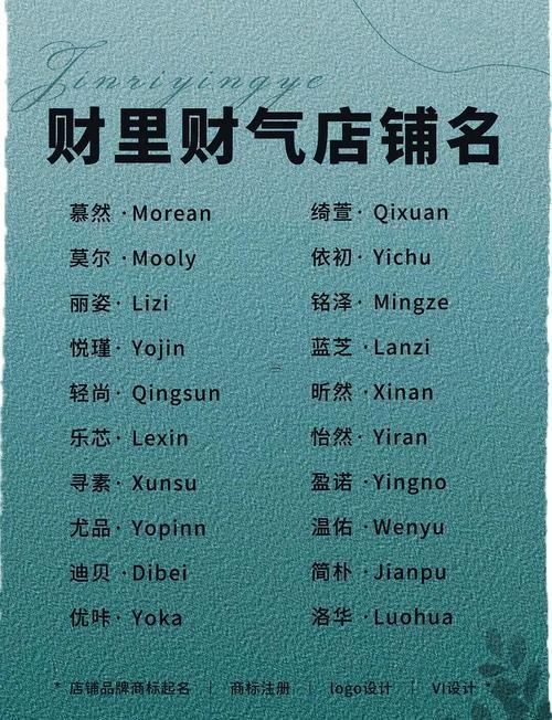 什么樣的店名能帶來財運