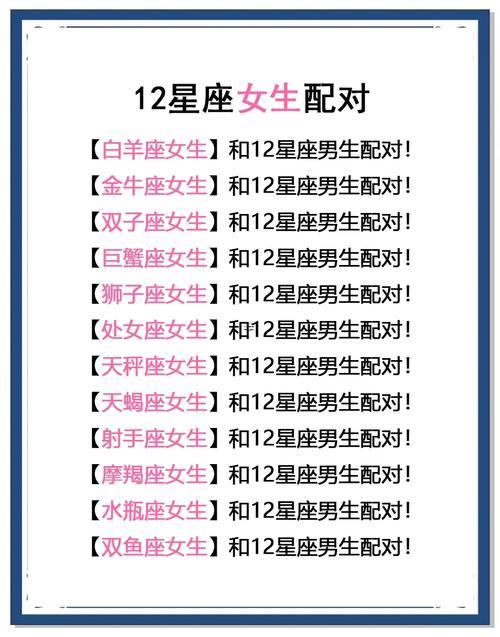 白羊座女孩跟雙子座男孩配對