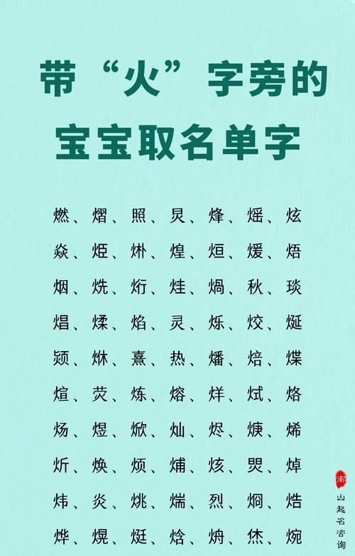 五行屬火的qian字有什么
