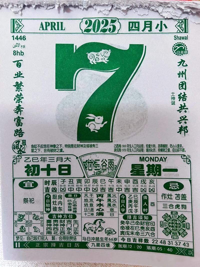 2026年四月七日是黃道吉日嗎